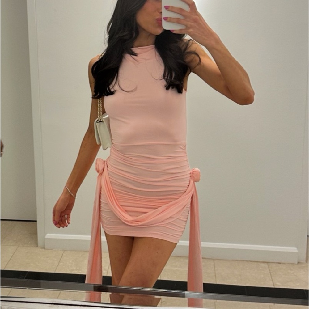 Lioness Glory Sleeveless Mini Dress Blush Pink